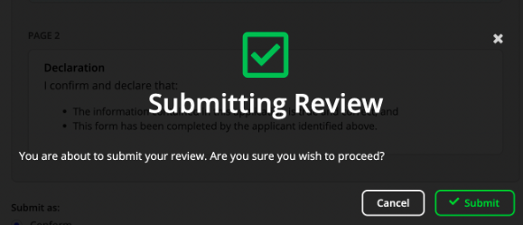 Submitting Review